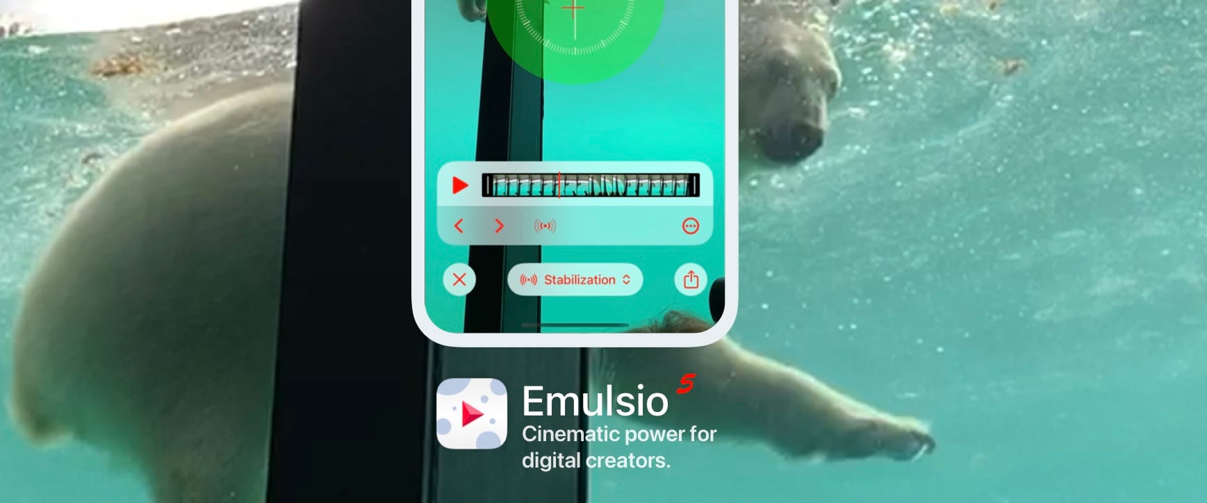Emulsio 5 is here with AI slow motion, video upscaling, and improved stabilization.