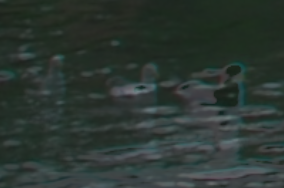 Exemple d'un effet fantôme sur une image HDR