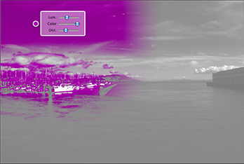 New in Hydra Pro 3: modify some parts of the HDR image using probes